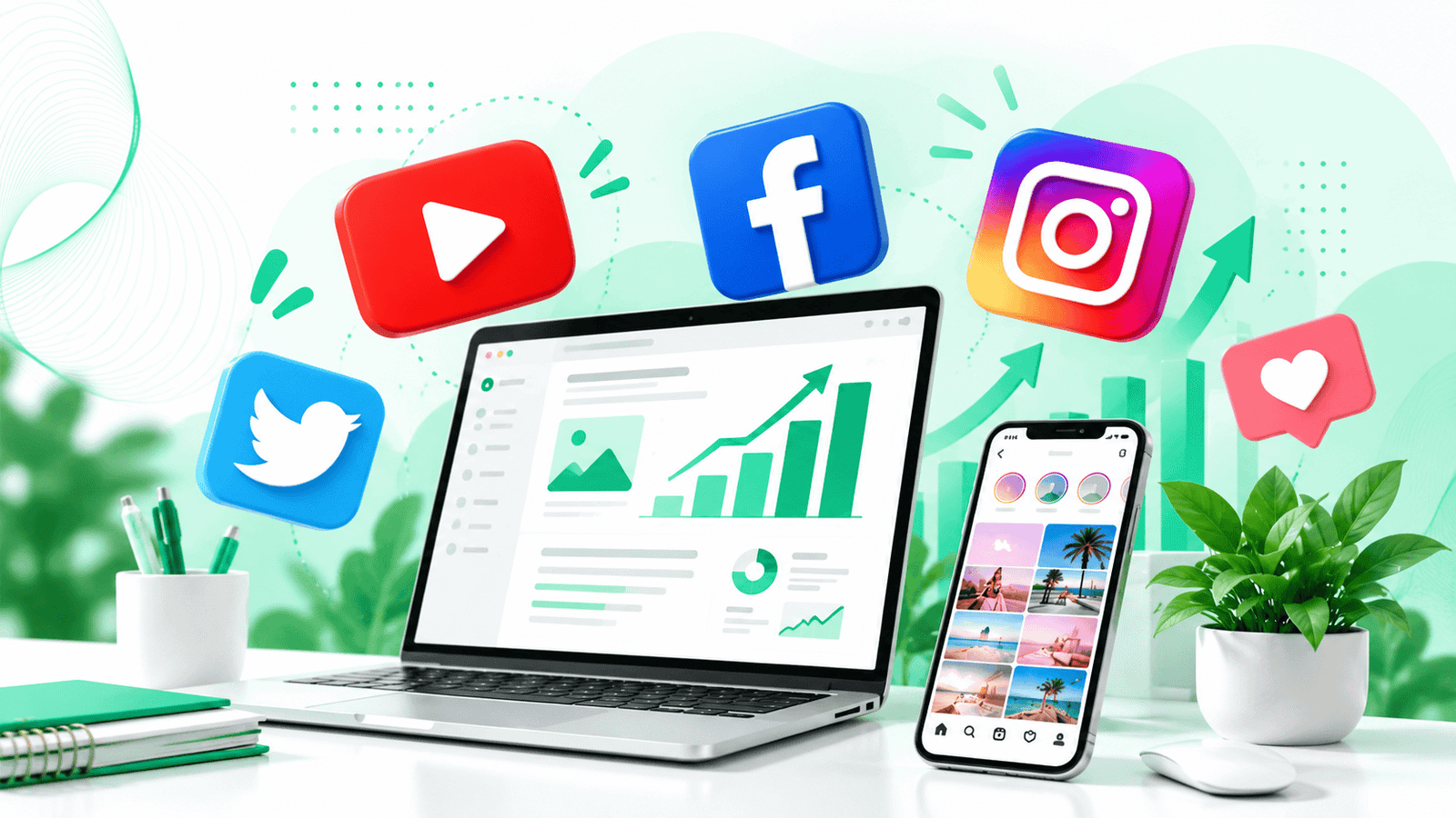Social media marketing services for brand growth and audience engagement